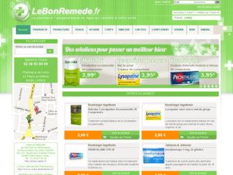 lebonremede.fr website preview