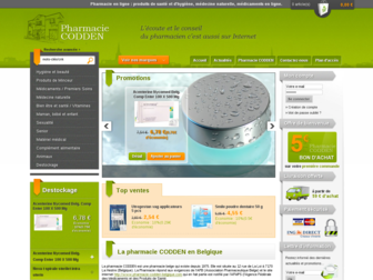 pharmacie-codden-belgique.com website preview