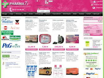 pharma7.fr website preview