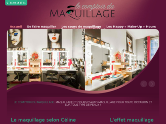 lecomptoirdumaquillage.com website preview