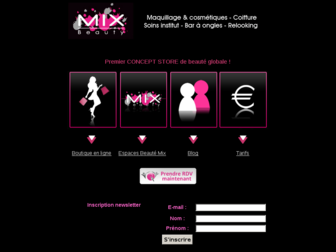mixbeauty.com website preview