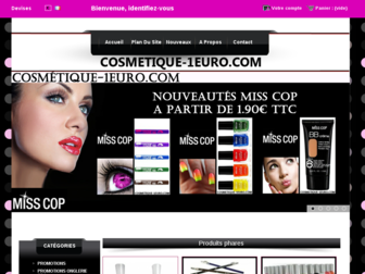 cosmetique-1euro.com website preview