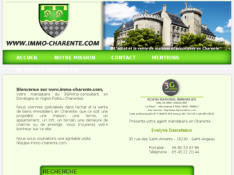 immo-charente.com website preview