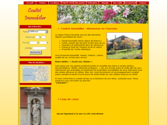couttet-immo.com website preview