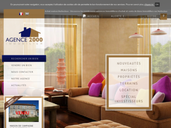 agence2000.com website preview