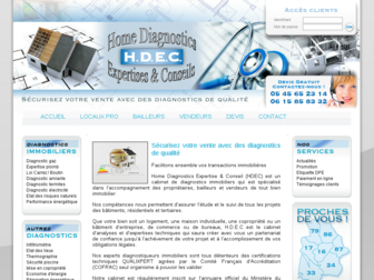 hdec-diagnostics.com website preview