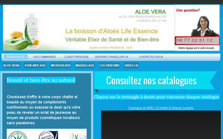 produits-aloe.com website preview