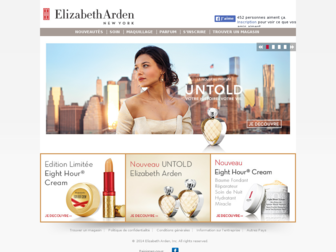 elizabetharden.fr website preview