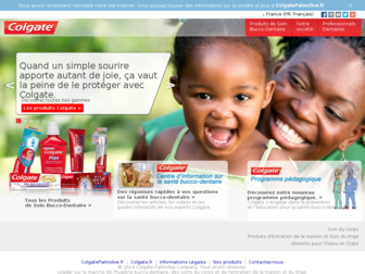 colgate.fr website preview