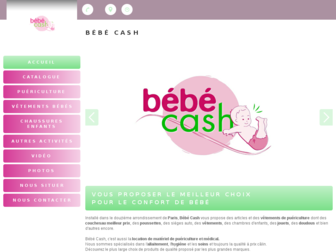 bebecash-paris.com website preview