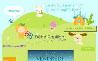 bebepapillon.com website preview