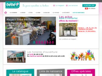 magasin-bebe-pontarlier.fr website preview