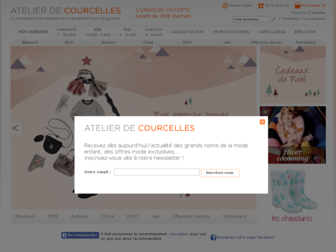 atelierdecourcelles.com website preview