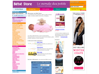 bebe-store.com website preview