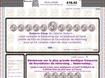 rebornshop.net website preview