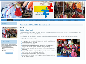 bebeclindoeil.fr website preview