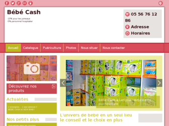 bebe-cash.fr website preview