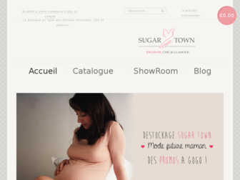 sugartown-shop.fr website preview