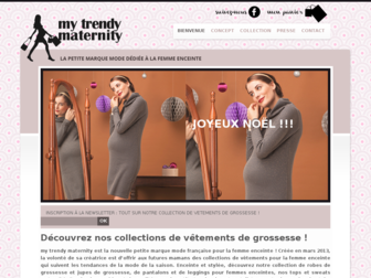 mytrendymaternity.fr website preview