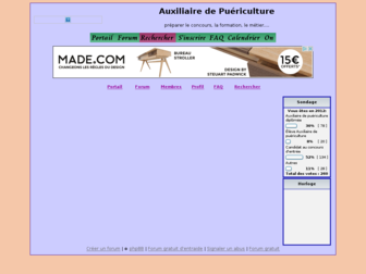 aide-puericulture.forumactif.com website preview