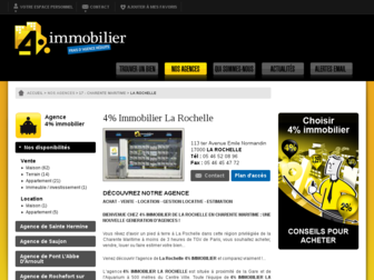larochelle.4immobilier.tm.fr website preview