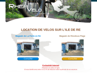 rhea-velo.fr website preview