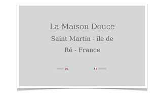 lamaisondouce.com website preview