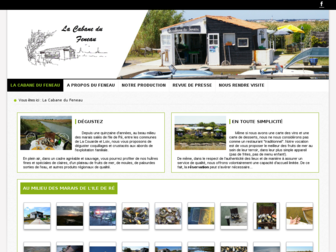 lacabanedufeneau.fr website preview