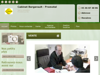 promotel-bergerault.com website preview