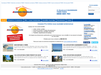cession-pro-online.octissimo.com website preview