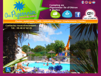 camping-aupigeonnier.fr website preview