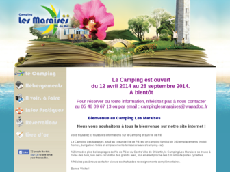 camping-les-maraises.com website preview