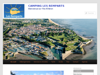camping-les-remparts-oleron.fr website preview