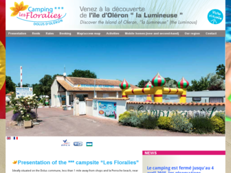 lesfloralies17.fr website preview