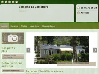 camping-lacailletiere-oleron.fr website preview
