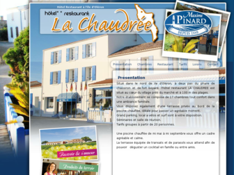 hotel-la-chaudree.com website preview