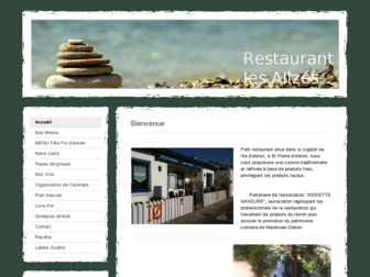 restaurantlesalizes.jimdo.com website preview