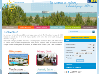 saint-georges-oleron-tourisme.com website preview