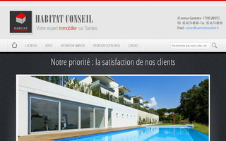 saintesimmobilier.fr website preview