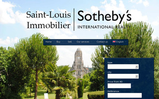 saintlouisimmobilier.com website preview