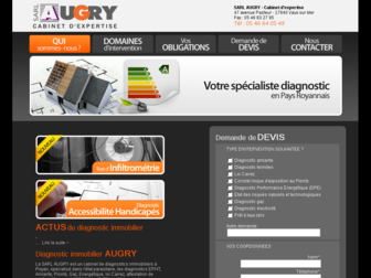 augry-expertises.com website preview