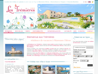 residence-lestremieres.fr website preview