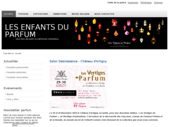 lesenfantsduparfum.org website preview