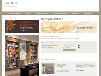 revendeurs.esteban.fr website preview