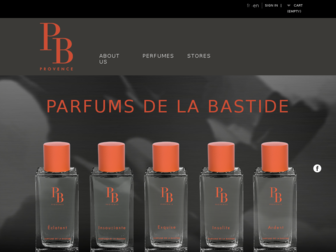 parfumsdelabastide.com website preview