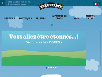 benjerry.fr website preview