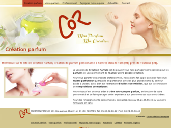 creation-parfum.eu website preview