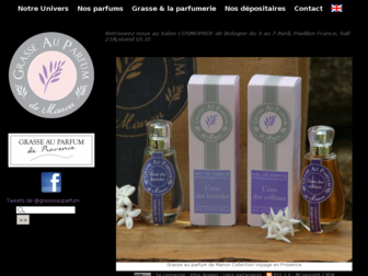 grasseauparfum.com website preview