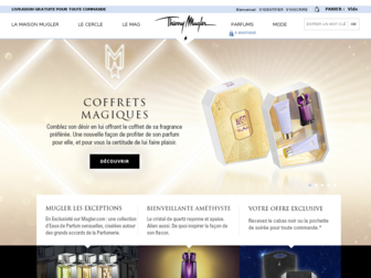 mugler.fr website preview