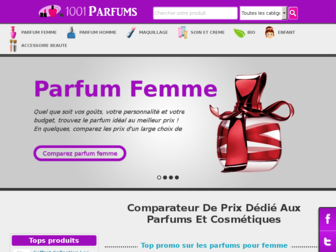 1001-parfums.fr website preview